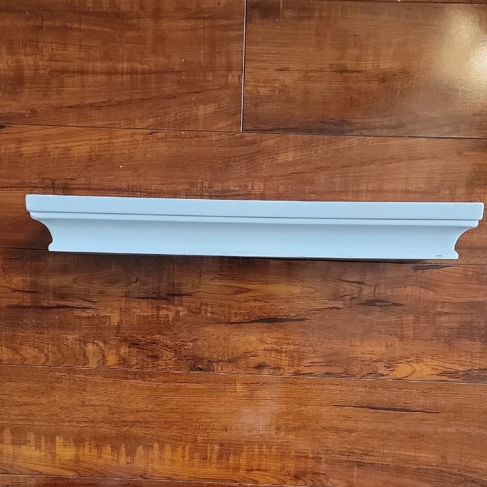 Elegant White Wall Shelf